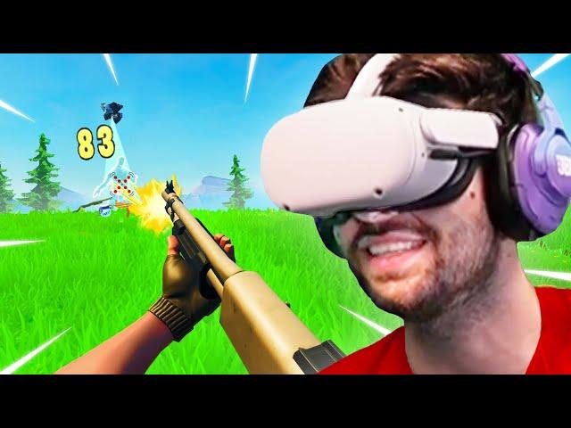 I Played FORTNITE in VR!