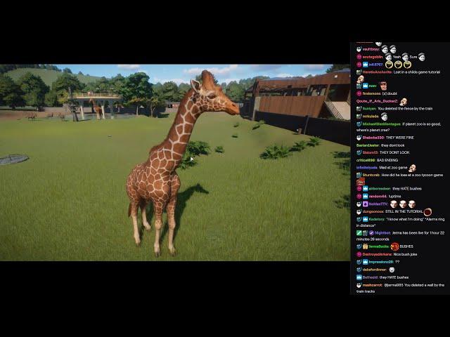 Jerma Streams [with Chat] - Planet Zoo