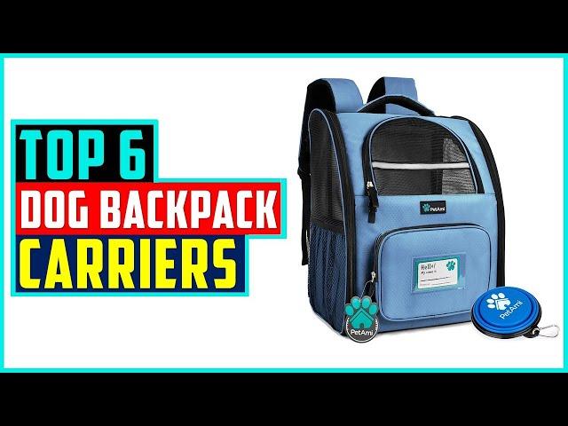 Top 6 Best Dog Backpack Carriers for Biking In 2022