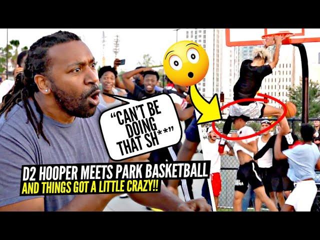 Trash Talker Got COCKY & Then Got DUNKED ON!! D2 Hoopers CHALLENGE D'Vontay Friga x BIL Squad!