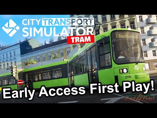 City Transport Simulator: TRAM  - Early Access New Game!!!