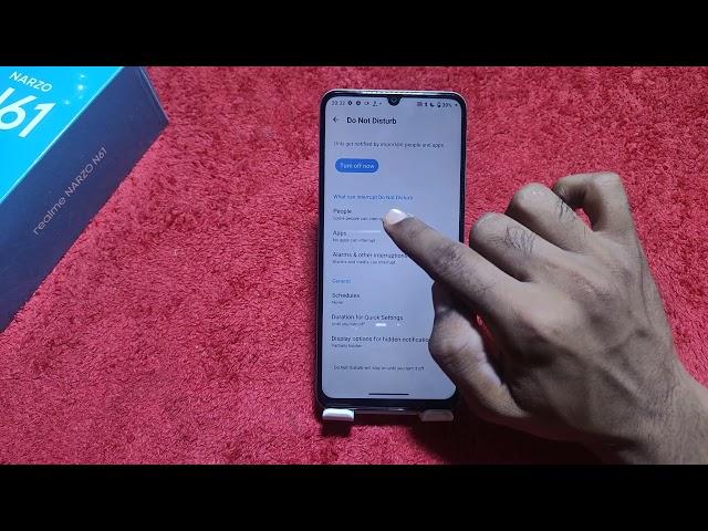 How To Enable Do Not Disturb Mode In Realme Narzo N61,Realme Narzo N61 Dnd Kaise Activate Karen