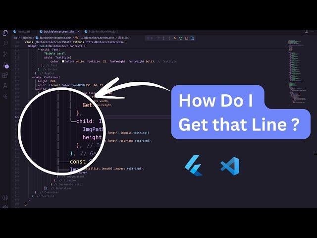 Flutter VS Code Setting To Show White Dotted Line | 2024 | Improve your Development Experience