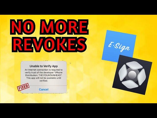 How to use ESIGN NO REVOKE from EONHUB NO BLACKLIST FIX