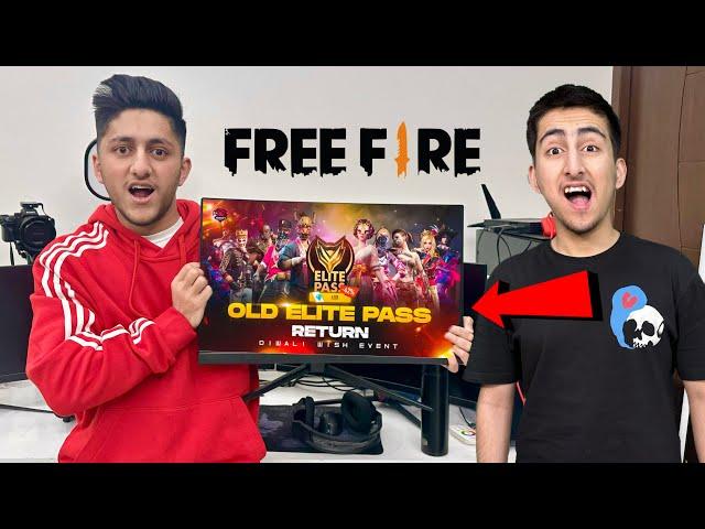 Giting All Elite Pass Bundle To My Brother In Free Fire | Hip Hop Bundle Returns- Garena Free Fire