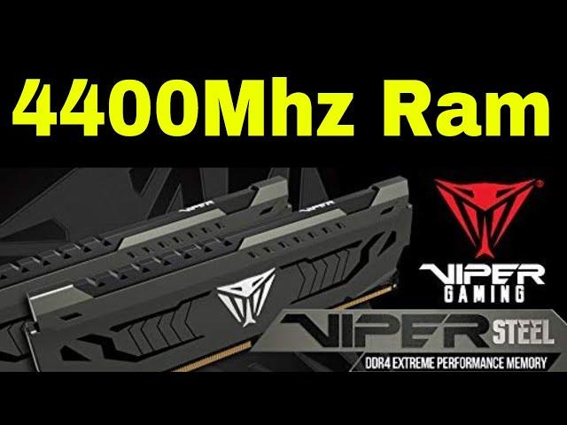 Patriot Viper Steel Series DDR4  4400MHz Performance Testing on Threadripper, Benchmark and Review