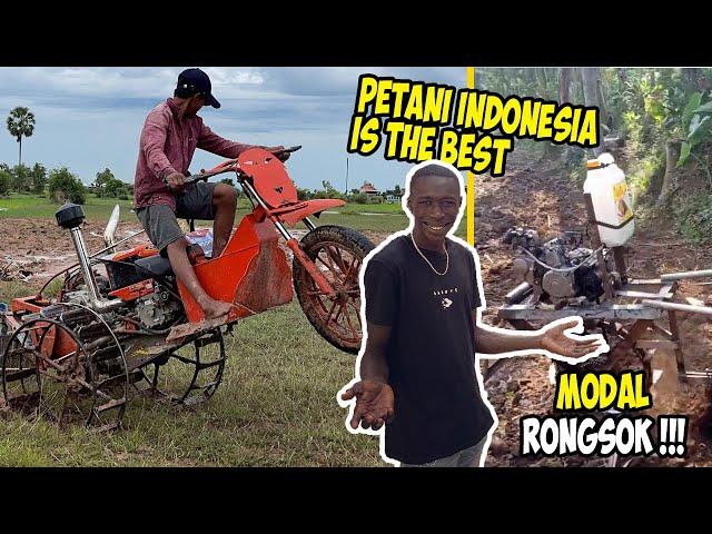 MODAL AMIT AMIT HASIL SELANGIT! 20 INOVASI Kreatif Alat Mesin PERTANIAN Dari Modifikasi Sepeda Motor