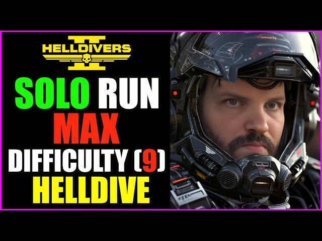 Helldivers 2SOLO HELLDIVE max DIFFICULTY (9) Schwerster Schwierigkeitsgrad Gameplay deutsch