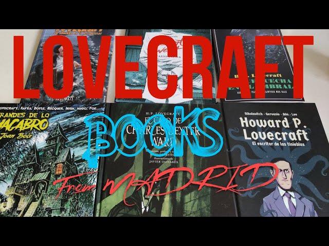 Lovecraft book shopping in Madrid 2021