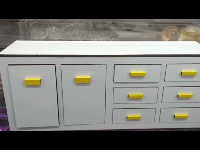 (Video: S. 3 Ep. 06) Etsy CCstoysandcreations Miniature Dollhouse Kitchen Counter. High End Luxury.