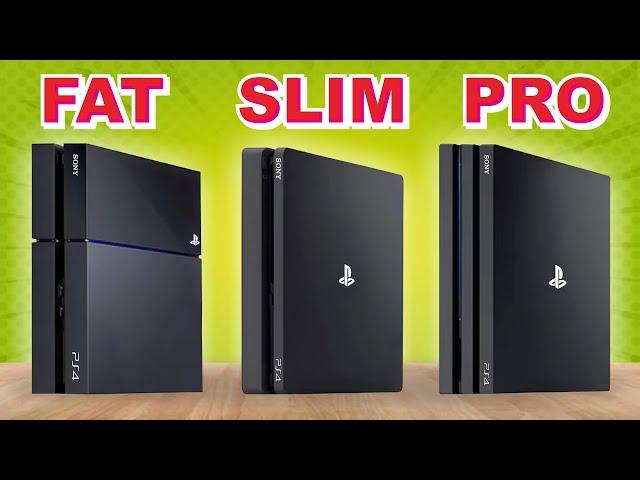 Perbedaan PS4 FAT, SLIM dan PRO‼️ Mana yang TERBAIK⁉️