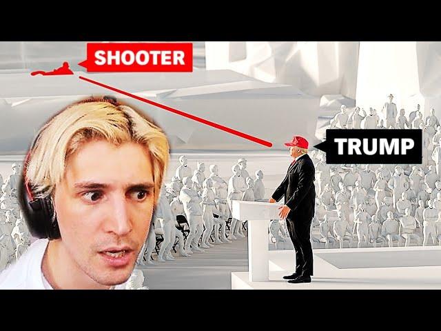 Mapping the Trump Shooting | xQc Reacts