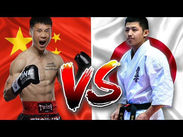 Karate Master Faced China's Top Kickboxer | Akimoto vs. Qiu Full Fight