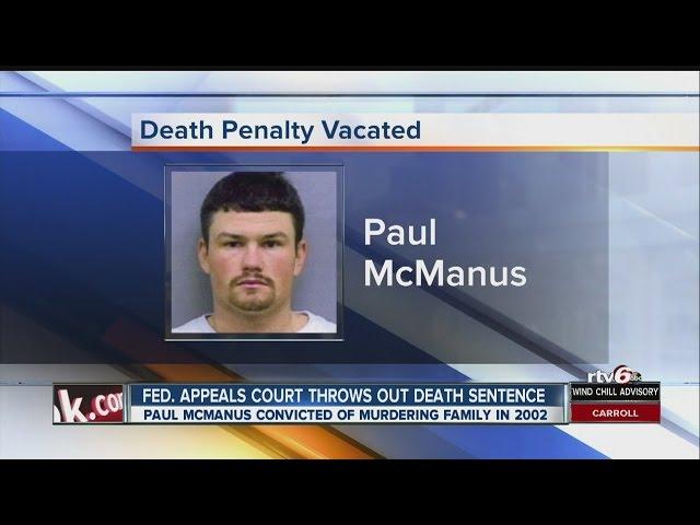 Appeals court orders judge to reverse ruling in McManus death penalty case