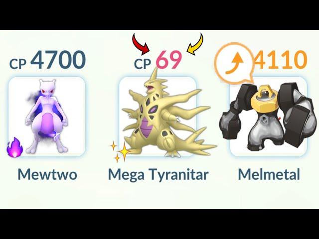 using 69CP MEGA TYRANITAR in Master League (Pokemon GO)