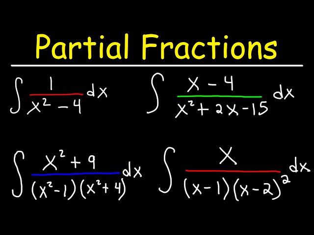 Integration By Partial Fractions