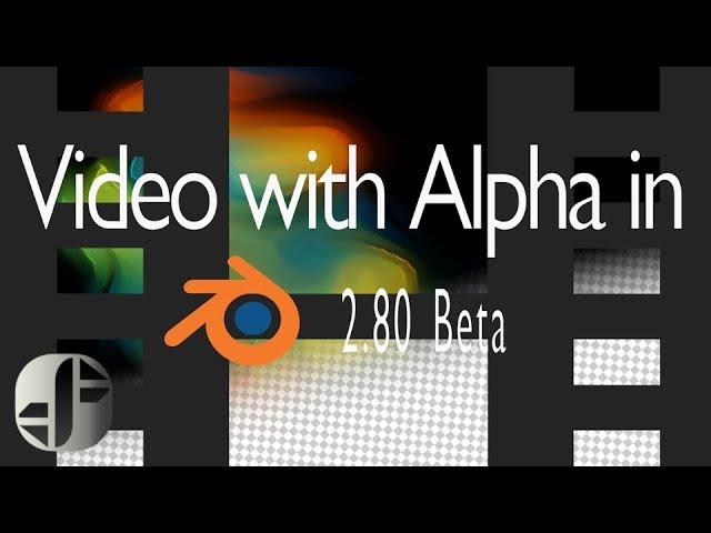 Blender 2.8 tutorial | Render video with alpha transparency