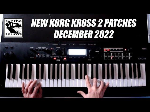 Korg Kross 2 new patches December 2022