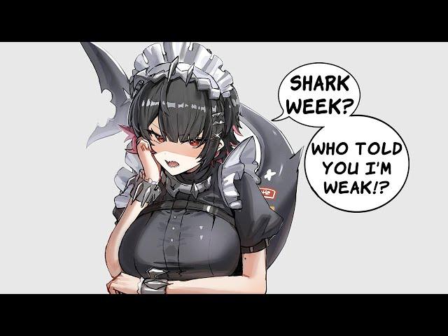 Shark Maids are pretty sensitive