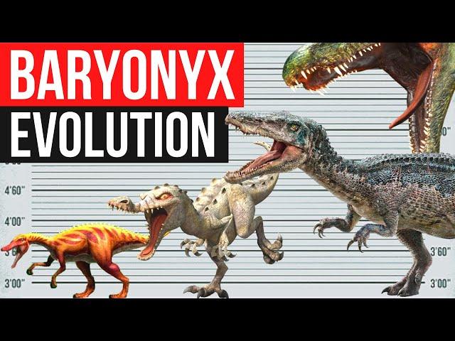 Baryonyx Evolution 2005 - 2022 | Jurassic World Dominion, Jurassic Evolution