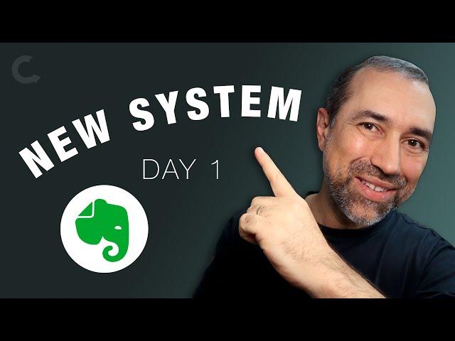 My new Evernote system: Day 1