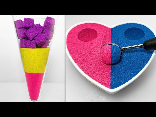 Very Satisfying and Relaxing Compilation 294 Kinetic Sand ASMR