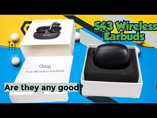 S43 Wireless Earbuds by KIPTUMTEK - Layman's Review