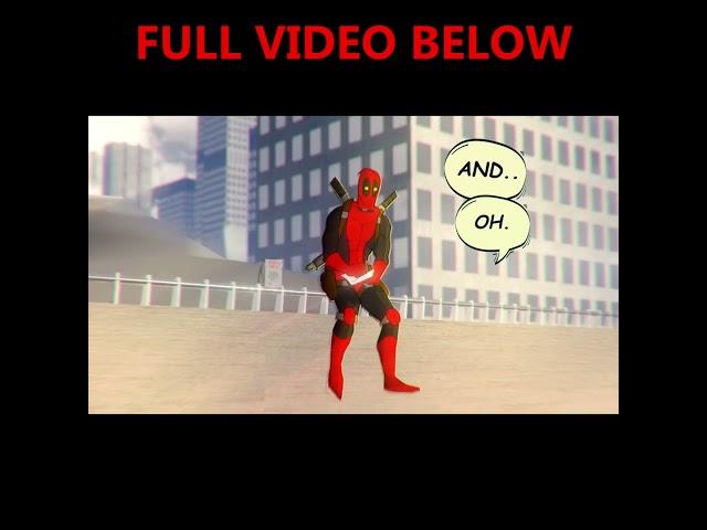 Deadpool Short Film | Animated In Blender #blender #deadpool #wolverine #marvel #animation #shorts