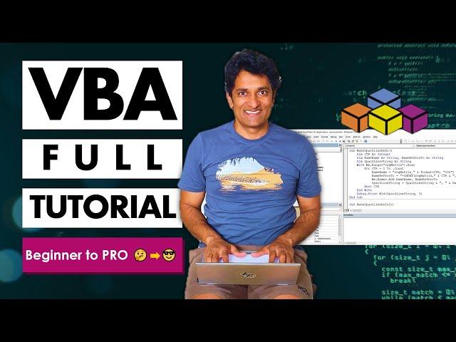 Excel VBA - Beginner to PRO Masterclass with Code Samples