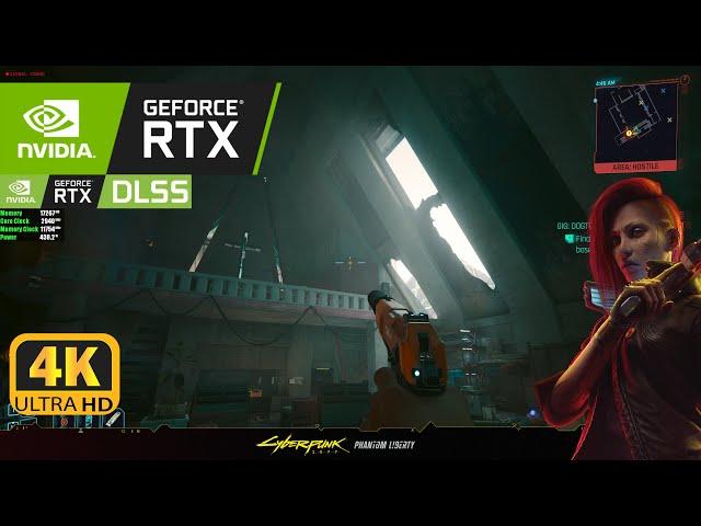  Cyberpunk 2077: Phantom Liberty DLSS 3.5 at 4K - RTX 4090 + i9 13900K (No Commentary Gameplay)