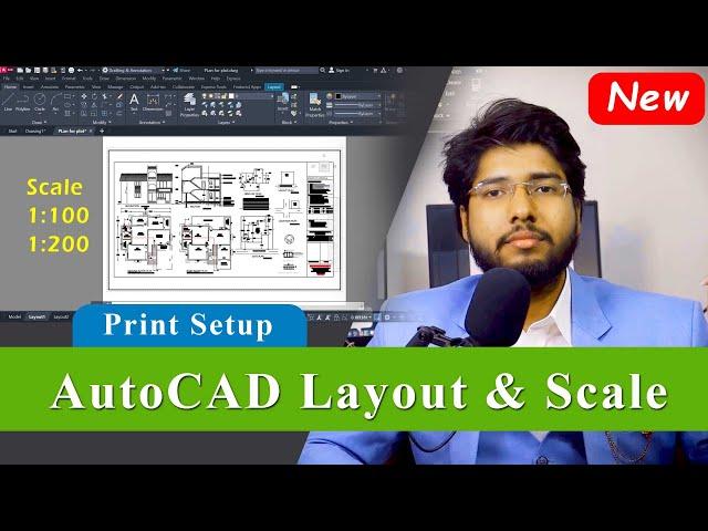 How to do page setup in Layout & Scale setting in AutoCAD