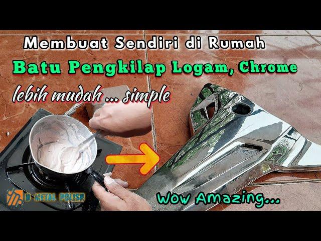 How to make a motorbike engine gloss polishing compound at home_#enginerestorations#metalpolish