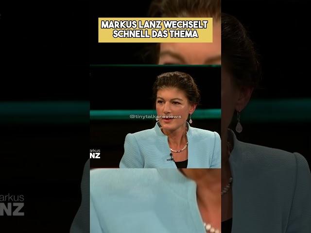 Markus Lanz wird von Wagenknecht gedemütigt #politik #deutschland #wagenknecht #lanz