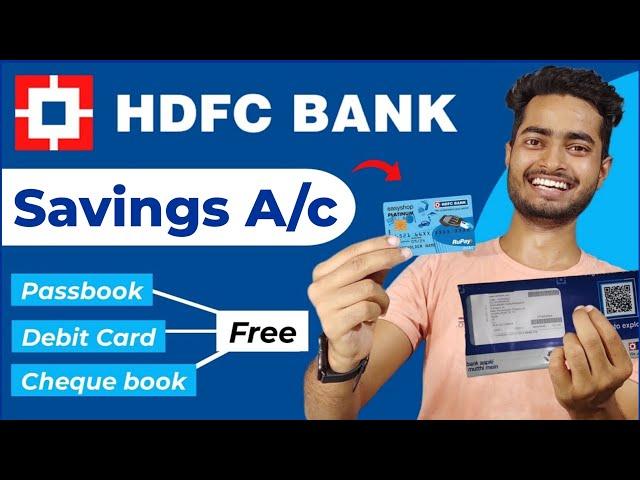 HDFC Bank Account Opening Online - 2024 | How to open HDFC Saving Account Online