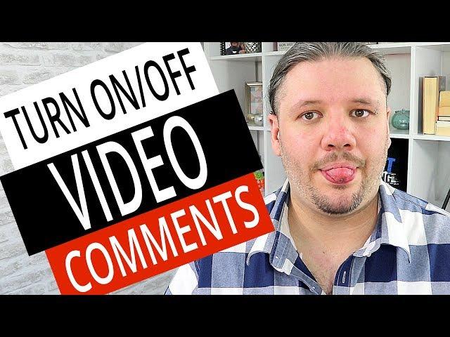 How To Turn Off On Video Comments with NEW YouTube Studio 2019