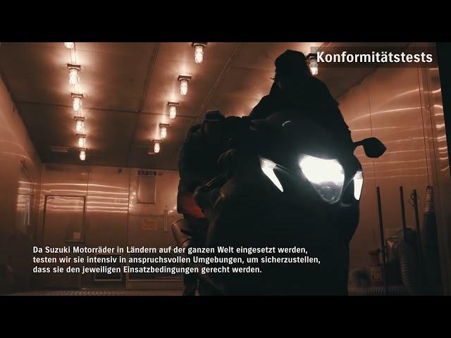 Qualität im Fokus - Konformitätstests | Suzuki Motorrad