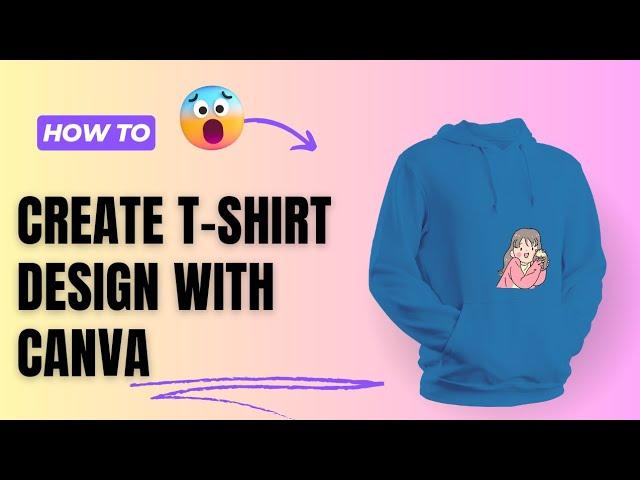 How to create T-shirt design with Canva  | Canva Tutorial