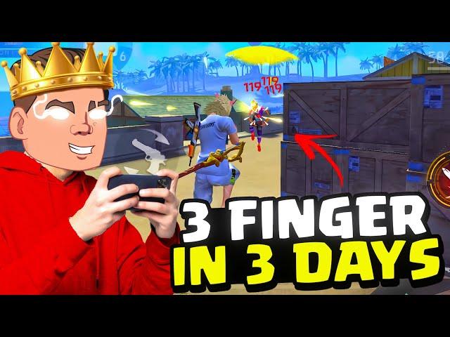 I MASTER 3 Finger HUD in Just 3 DAYS  | FREE FIRE