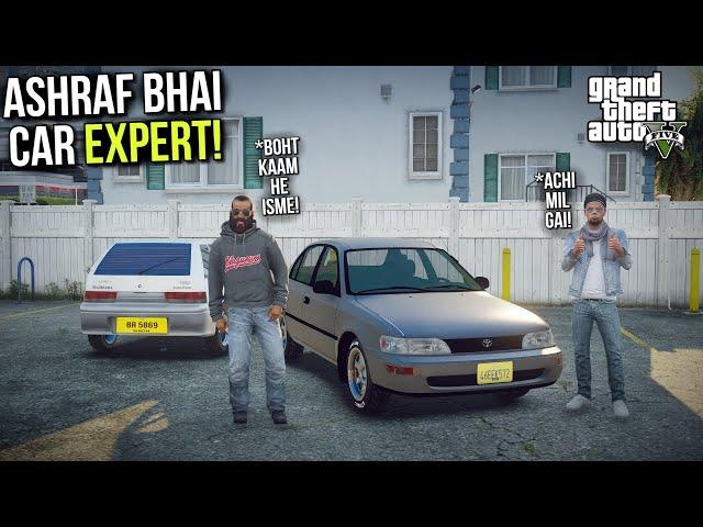 ASHRAF BHAI EXPERT OR ABID KI NEW CAR! | TOYOTA COROLLA 2001 | GTA 5 MODS PAKISTAN