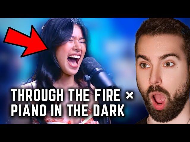 GG Vibes | Through the Fire × Piano in The Dark | Gigi De Lana, VOCAL COACH REACTS