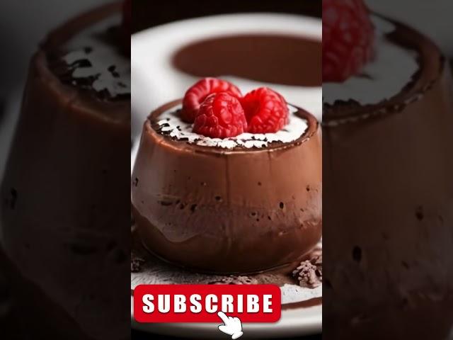 Chocolate pudding #shorts #food #lochi #trendingshorts #chocolate #pudding #tasty #usa #fastfood