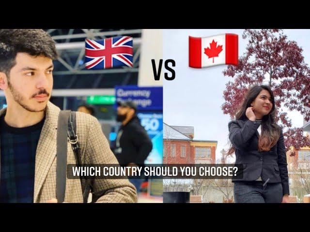 Uk Vs Canada For Studying| Best Country For Students| Fees, Part Time Jobs, PR Process, Weather| Q&A