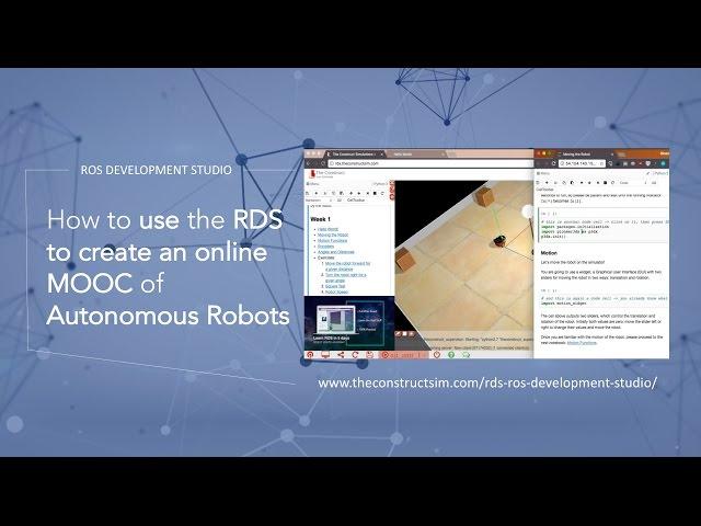 [ROS Q&A] How to use the ROS Development Studio to create an online MOOC of Autonomous Robots