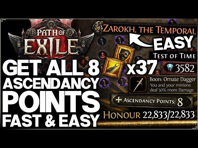 Path of Exile 2 - How to Get ALL 8 Ascendancy Points EASY FAST - 23 OP Trial Tips & Sekhemas Guide!