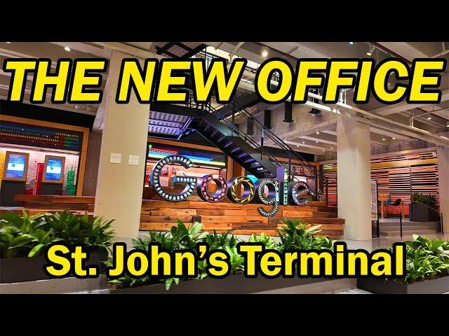 NEW GOOGLE NYC OFFICE TOUR: St. John's Terminal | LIFE AT GOOGLE NYC VLOG