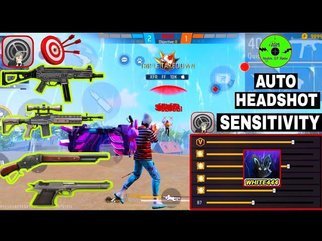 Free Fire Headshot setting 2024  Best Sensitivity Settings ️| Sensitivity + Hud Settings Free Fire