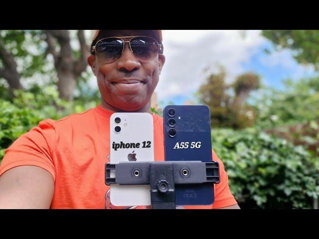 Galaxy A55 vs iphone 12 Camera Test. Can Samsung's latest midranger beat Apple's old flagship?