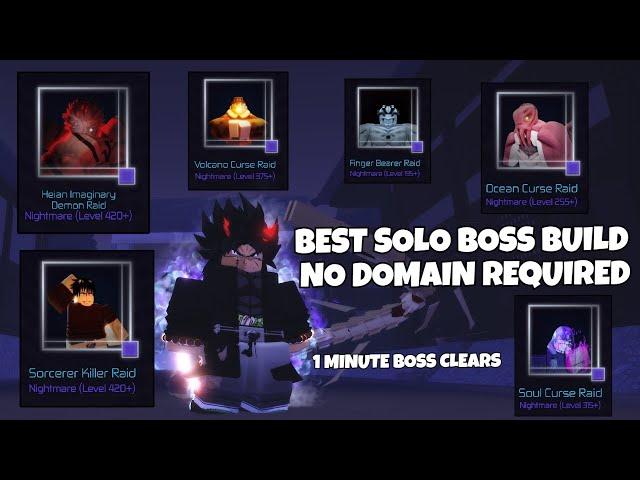 BEST SOLO BOSS BUILD in JUJUTSU INFINITE