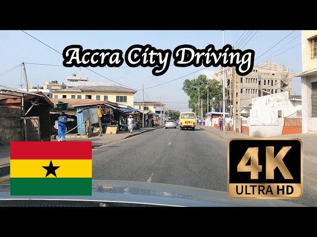 【4K Drive in Ghana】Accra Driving, the capital city of Ghana