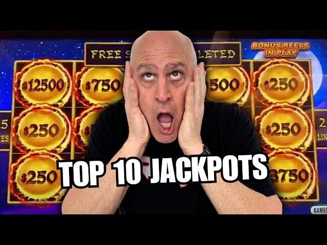 THE TOP 10 JACKPOT WINS OF 2024!